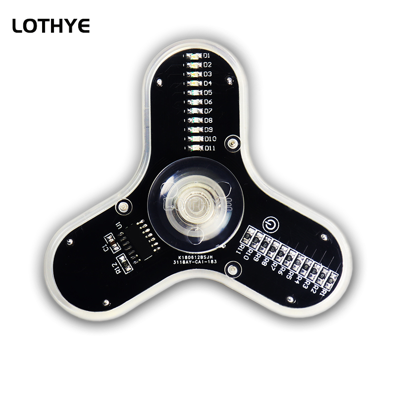Diy Electronics Soldering Kit - LED Fidget Spinner fabrication haut-parleur atmosphère