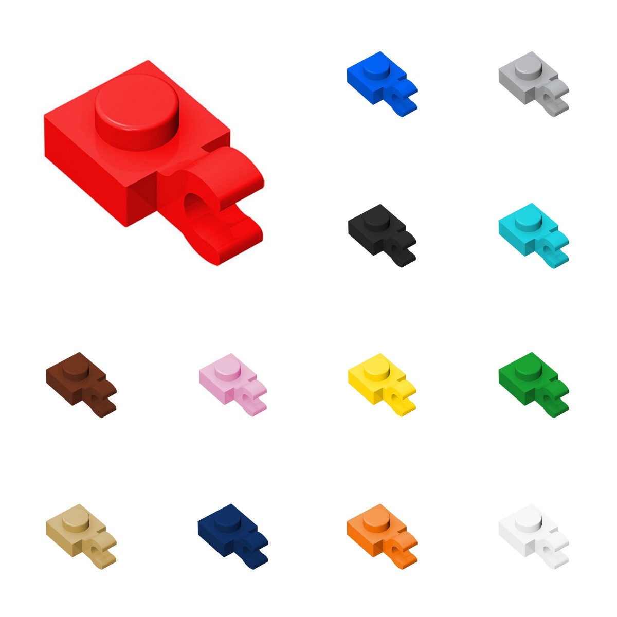 Diy Lego Electronics - 50pcs 61252 6019 modifié 1x1 U