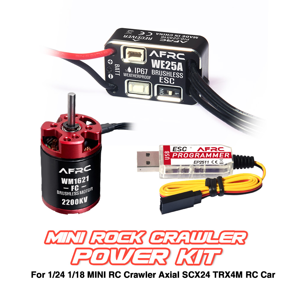 Diy Electric Car - Kit d'alimentation sans balais AFRC ESC