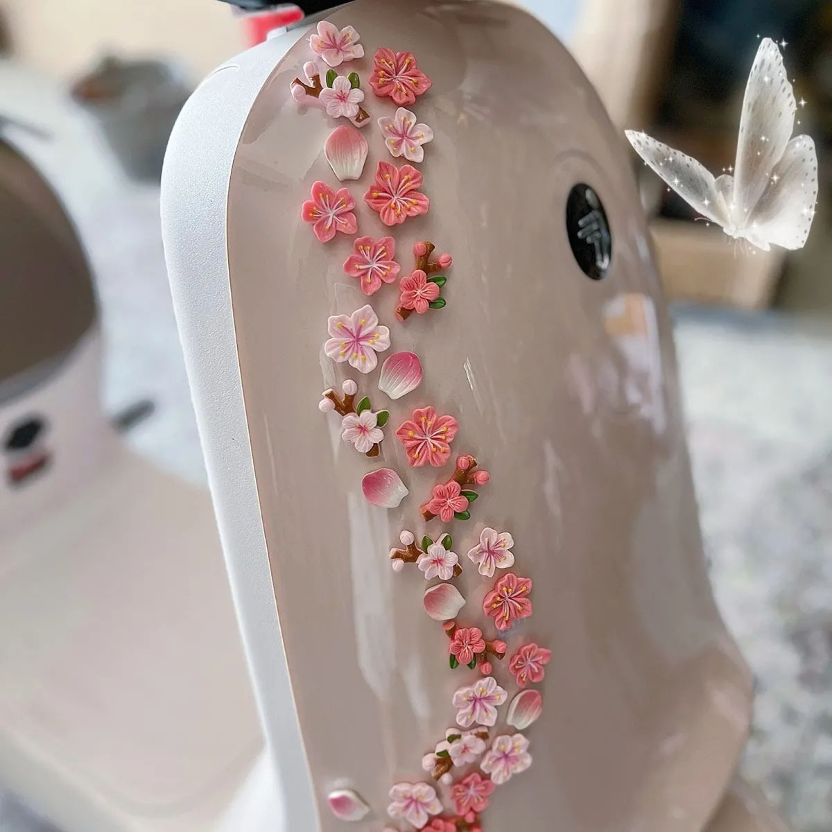 Autocollant 3D DIY Fleur de Pê - Diy Electric Car avis et prix