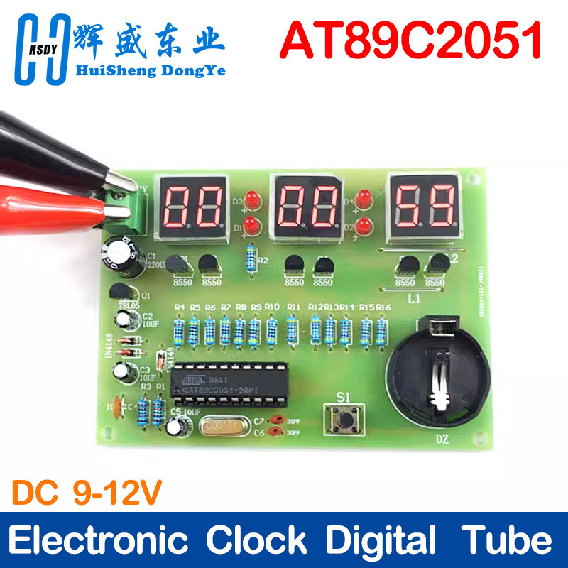 Kit de bricolage d'horloge éle - Diy Electronics Youtube avis et prix