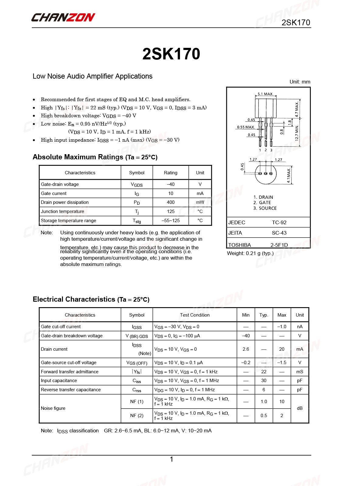 Amplificateur AUDIO 2SK170 TO- - Diy Electronics Youtube avis et prix