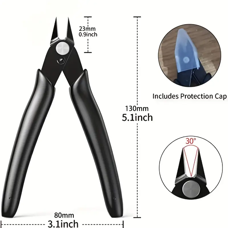 Coupe-fil de précision de 5 po - Diy Electronics Tools avis et prix
