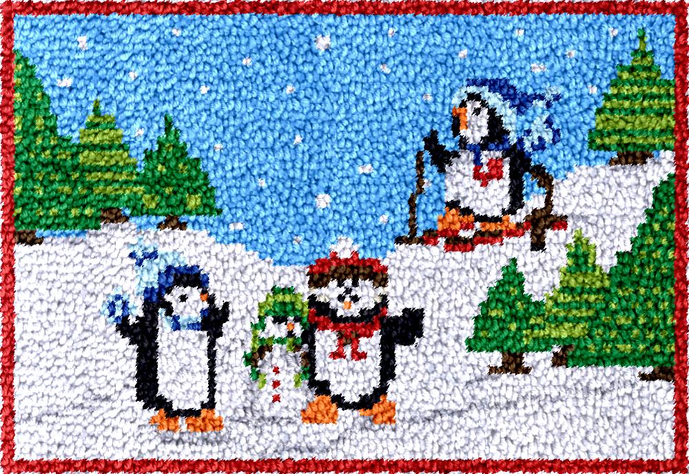 Pingouins loquet crochet tapis - Diy Home Electronics avis et prix