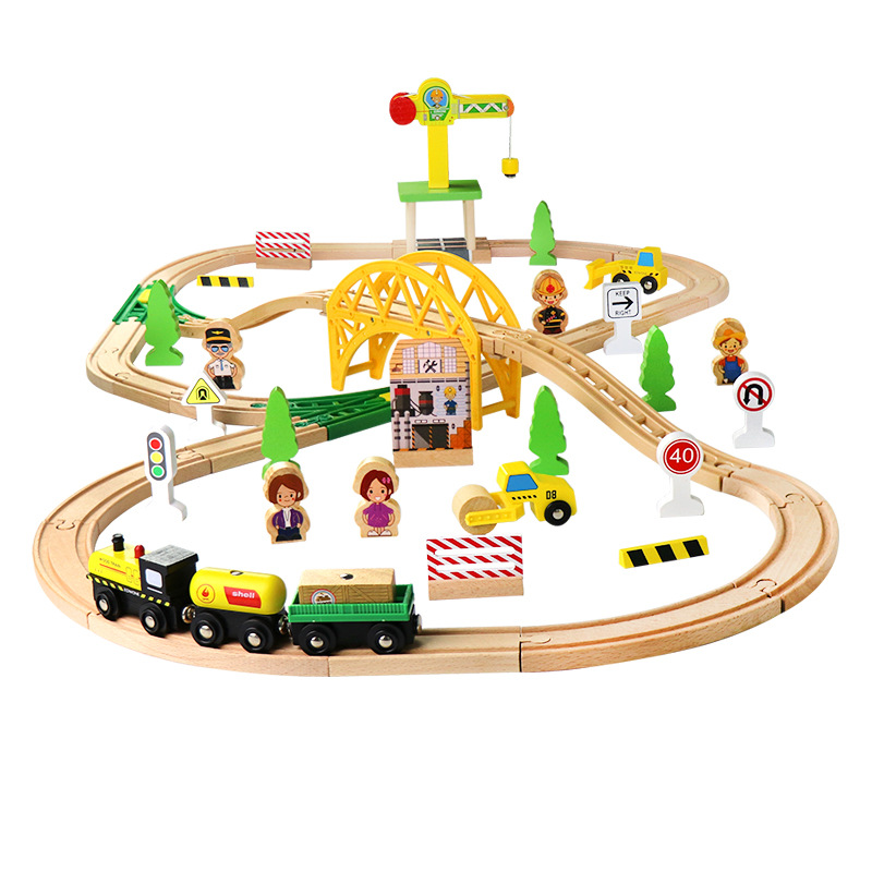 Rail de Train en bois, ensembl - Diy Electric Car avis et prix
