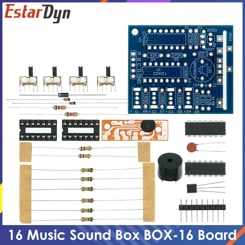 Boîte à musique 16 sons BOX-16 - Diy Electronics Music avis et prix